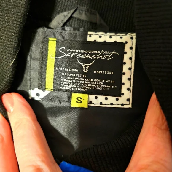 Graffiti comic style jacket size S - Picture 2 of 4